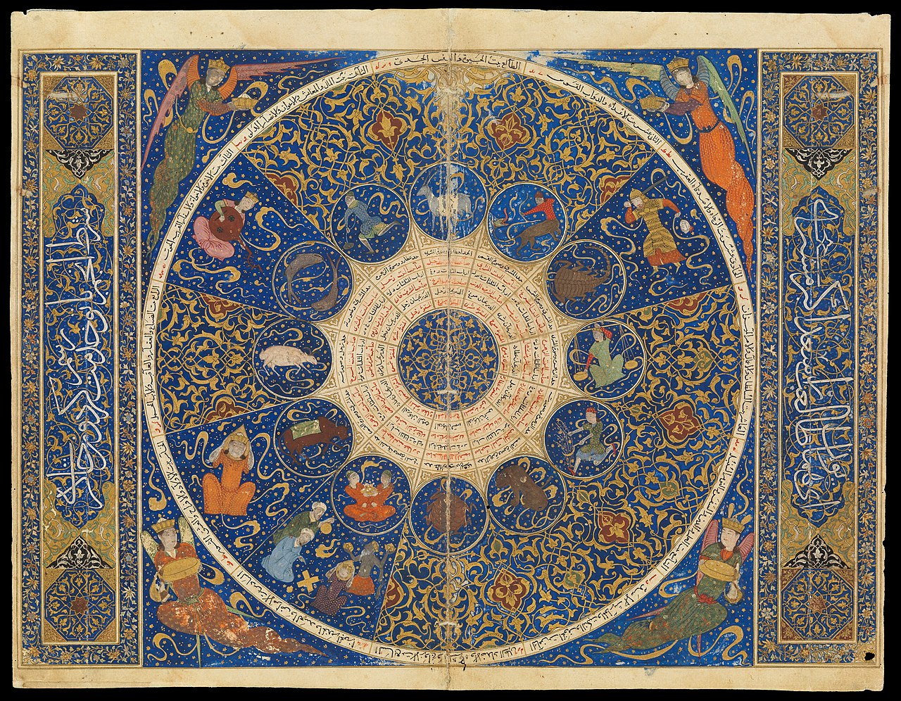 Horoscope from the book of the birth of Iskandar.